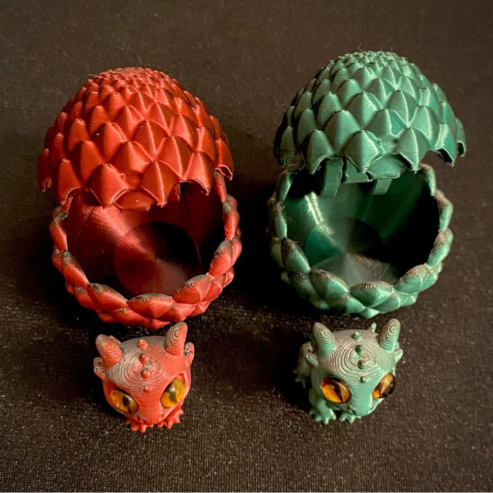 Metallic Dragon Egg and Baby Dragon Toy Set Is Dramatic and Special - Choose One - Picture 10 of 11